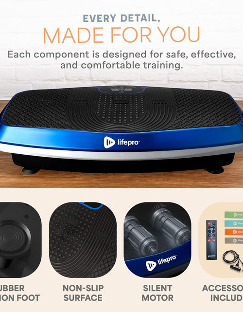 Bild in Gallery-Viewer laden, Hovert 3D Vibration Plate Machine - Dual Motor Oscillation, Lateral + 3D Motion Viberation Platform Machine - Full Whole Body Vibrarating Machine for Home Exercise &amp; Fitness
