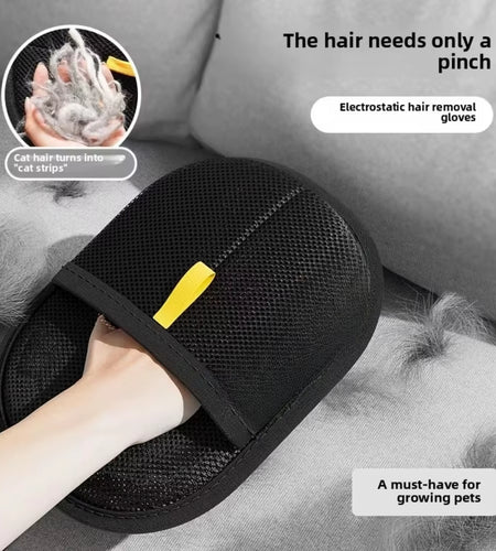 Furgone Duo Gloves – Double-Sided Electrostatic Pet Hair Removal & Grooming Gloves