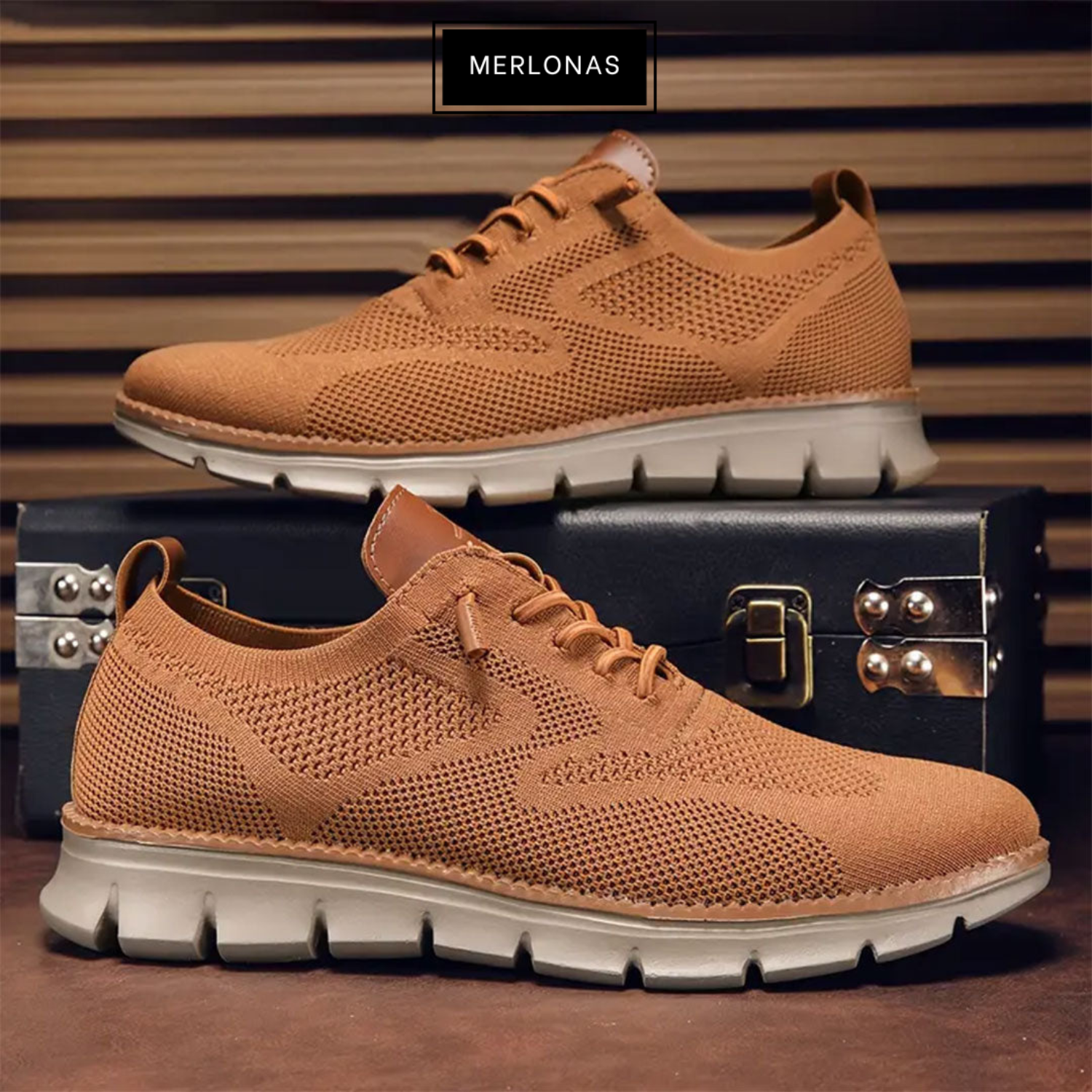 StrideLux™ - Ultra Comfort Herrenschuhe - 1 + 1 GRATIS!