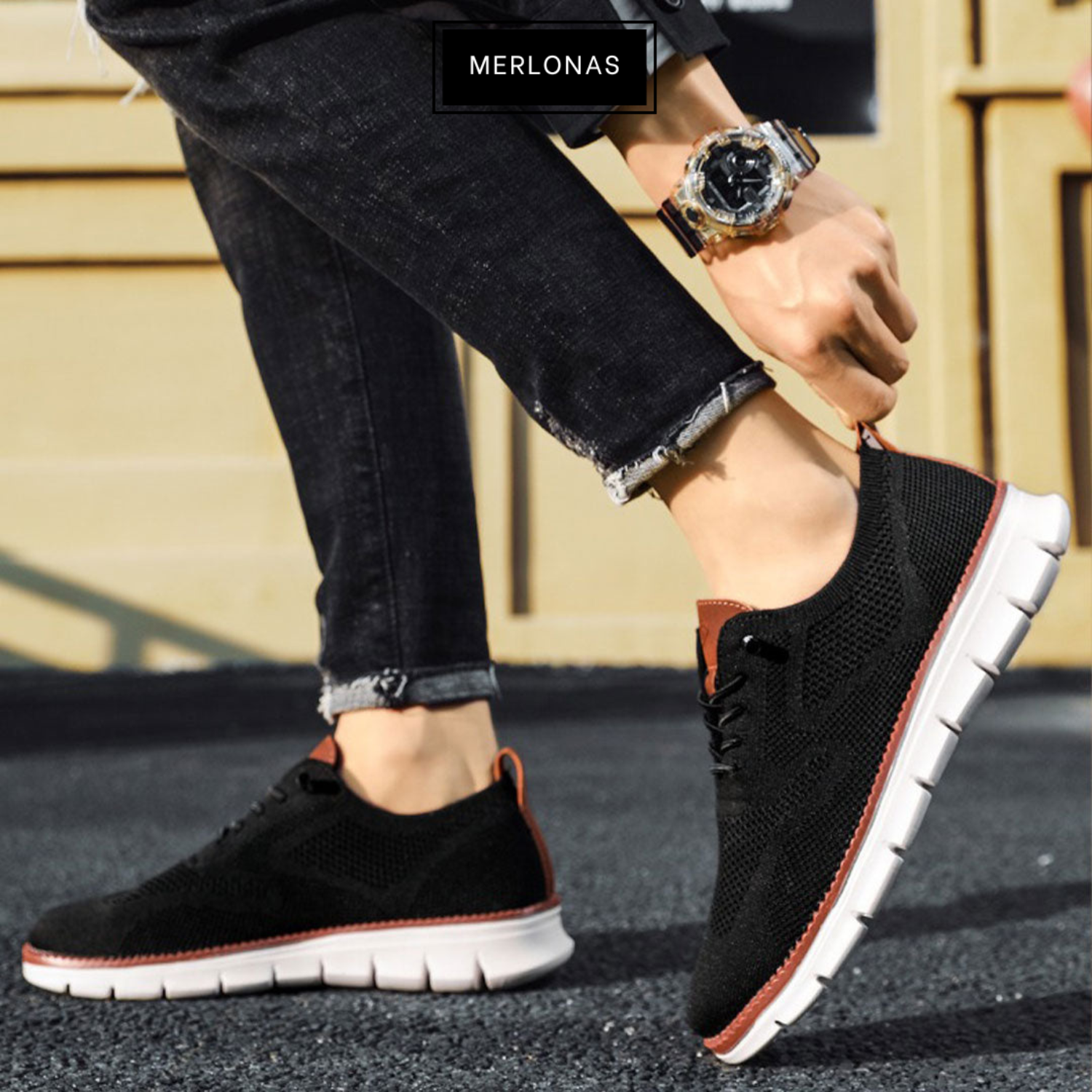 StrideLux™ - Ultra Comfort Herrenschuhe - 1 + 1 GRATIS!