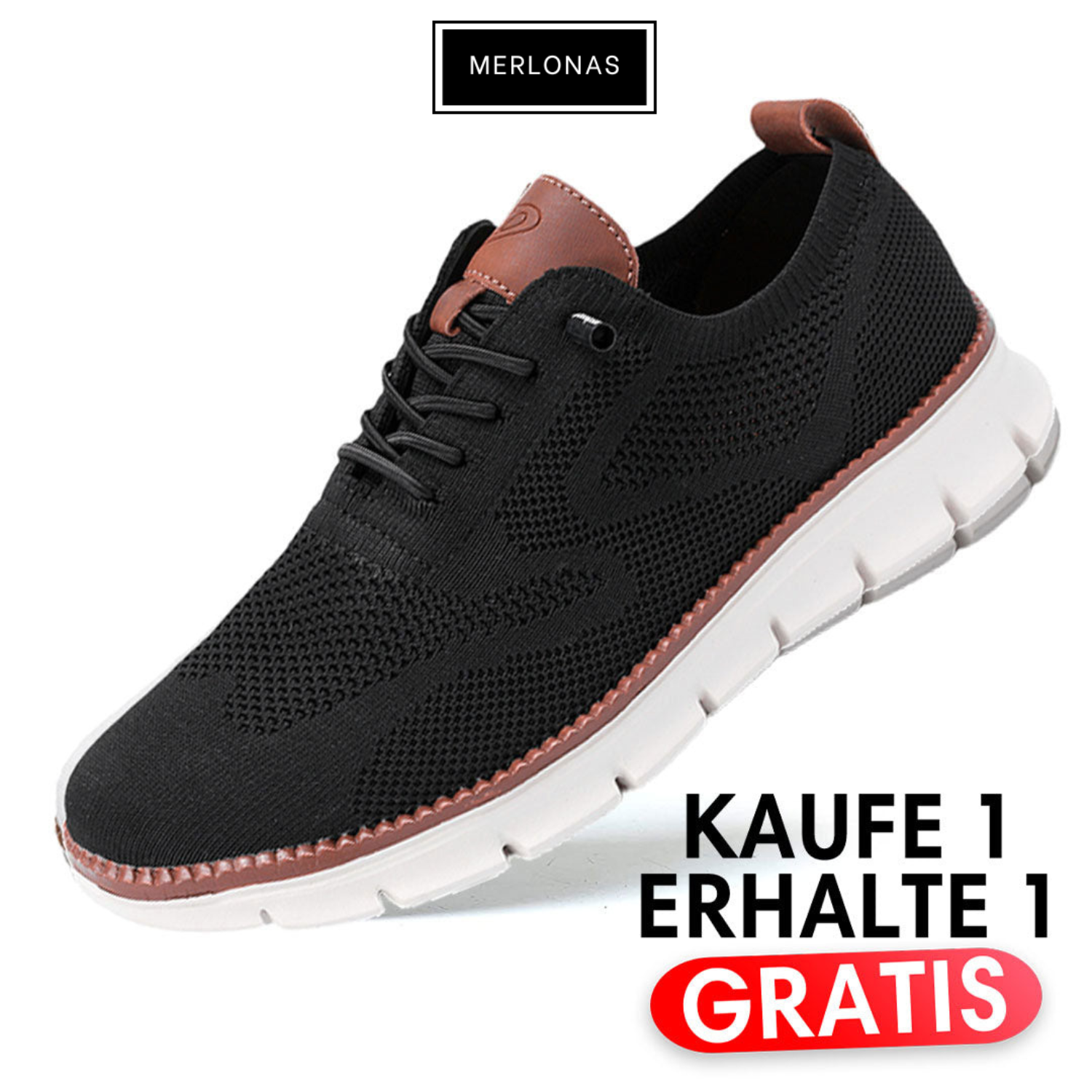 StrideLux™ - Ultra Comfort Herrenschuhe - 1 + 1 GRATIS!