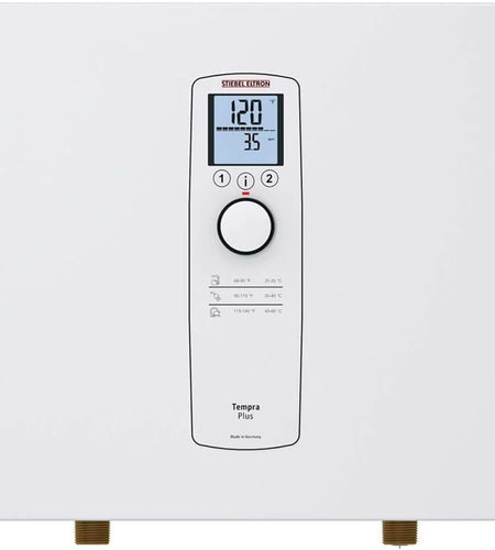Tankless Water Heater – Tempra 20 plus – Electric, on Demand Hot Water, Eco, White