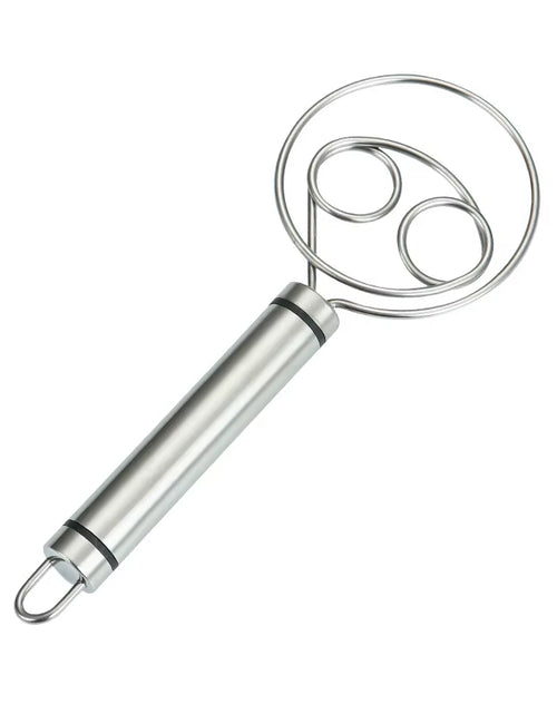 Bild in Gallery-Viewer laden, Baker’S Best Danish Dough Whisk – Dutch-Style Stainless Steel Hand Mixer for Effortless Bread, Biscuits &amp; Cakes
