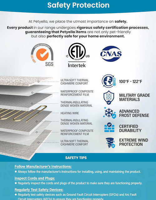 Bild in Gallery-Viewer laden, Heated Cat Houses for Outdoor Cats in Winter - Heated Outdoor Cat House Weatherproof - Outdoor Heated Cat House - Easy to Assemble
