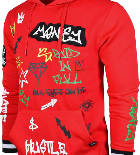 brand Mens Hip Hop Premium Slim Fit Track Pants - Athletic Jogger Bottom with Side Taping