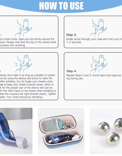 Bild in Gallery-Viewer laden, Sonmol Nascool Mucus Removal Device – Advanced Lung Expander &amp; Phlegm Clearance Trainer for Easier Breathing
