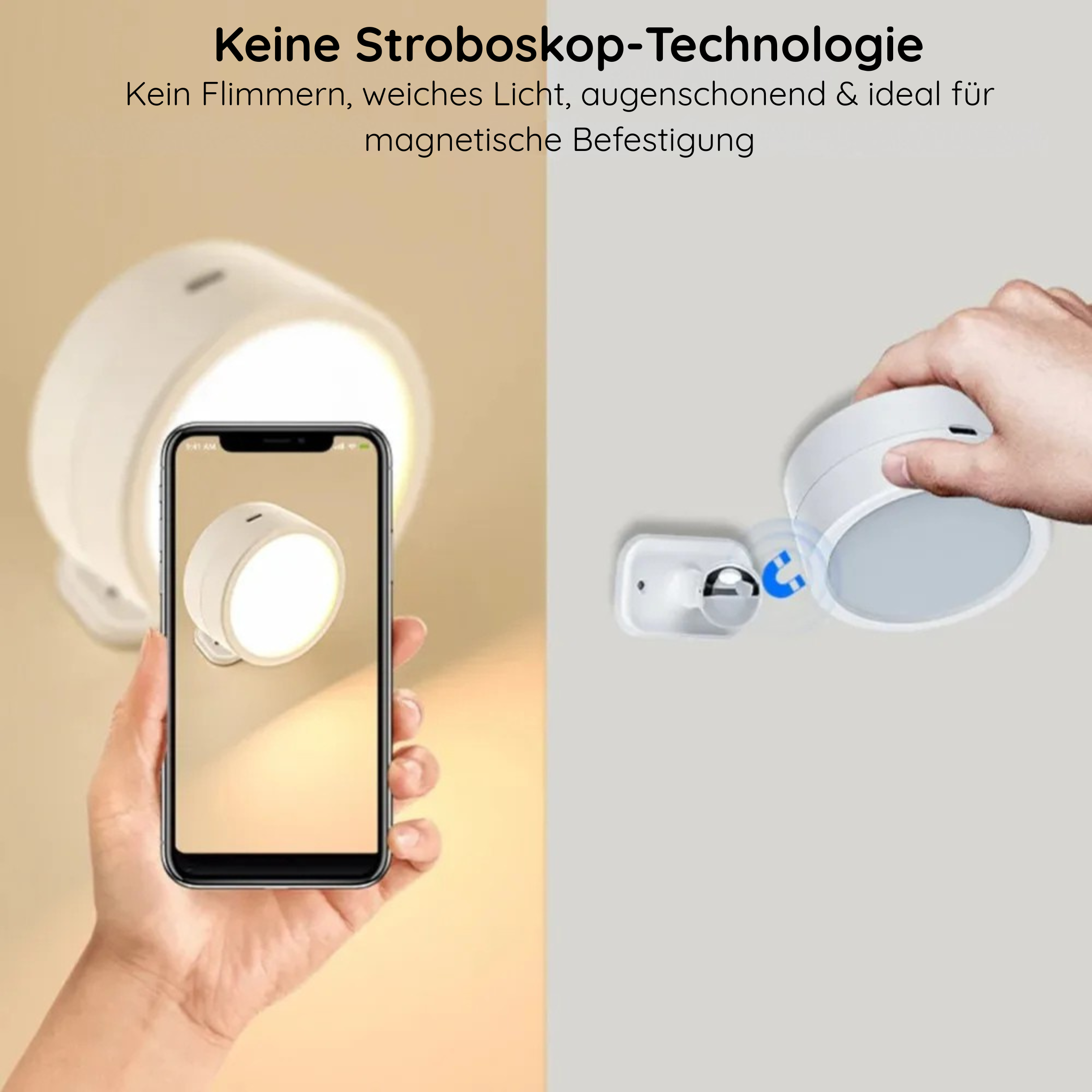 LumiMag™ Magnetische LED Wandleuchte - 1 + 1 GRATIS!