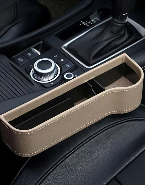 Bild in Gallery-Viewer laden, Luxpocket™ Leather Car Seat Gap Organizer – Declutter Your Drive in Style
