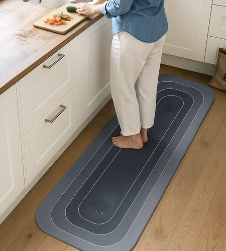 AquaStep™ Rutschfeste Bodenmatte – Ultra-Saugfähig & Schimmelresistent