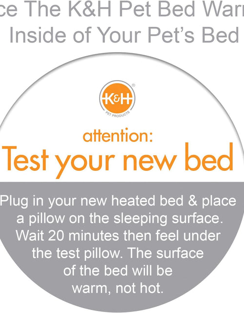 Bild in Gallery-Viewer laden, Heated Pet Bed Warmer Waterproof Pet Heating Pad for Cat Beds and Dog Beds, Tan X-Large
