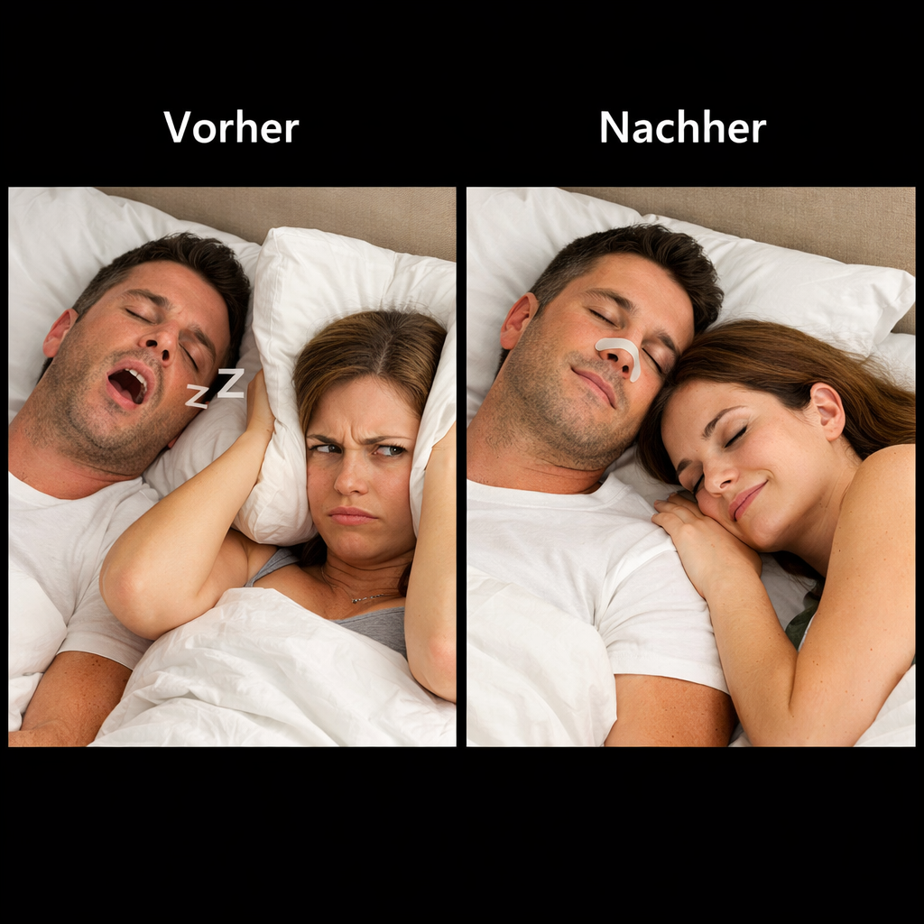 SnoreFree™ Magnetische Nasenclips - Endlich wieder ruhig schlafen