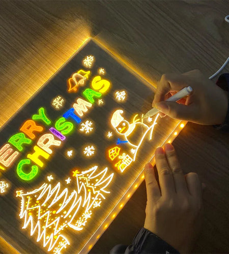 Glow Board™ - Leuchtende Nachrichten- & Maltafel für Kinder - 1 KAUFE, 1 ERHALTE GRATIS!