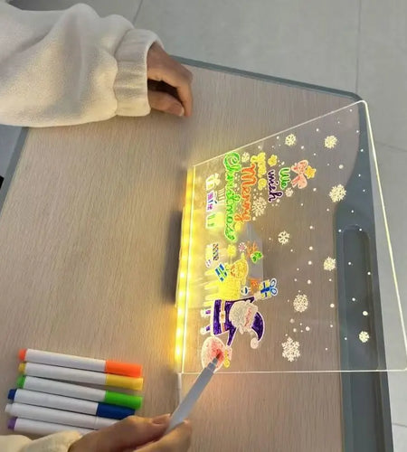 Glow Board™ - Leuchtende Nachrichten- & Maltafel für Kinder - 1 KAUFE, 1 ERHALTE GRATIS!