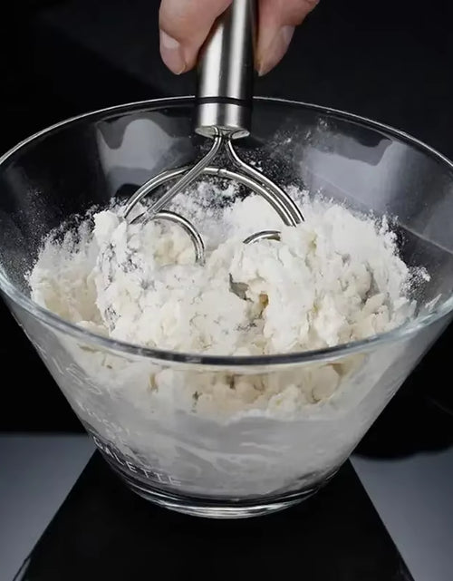 Bild in Gallery-Viewer laden, Baker’S Best Danish Dough Whisk – Dutch-Style Stainless Steel Hand Mixer for Effortless Bread, Biscuits &amp; Cakes
