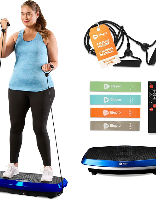 Bild in Gallery-Viewer laden, Hovert 3D Vibration Plate Machine - Dual Motor Oscillation, Lateral + 3D Motion Viberation Platform Machine - Full Whole Body Vibrarating Machine for Home Exercise &amp; Fitness
