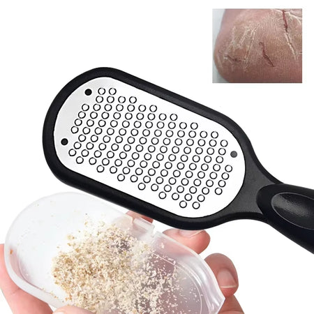 Silkystep Pro – Double-Sided Stainless Steel Foot File for Callus & Dead Skin Removal