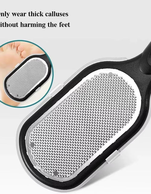 Bild in Gallery-Viewer laden, Silkystep Pro – Double-Sided Stainless Steel Foot File for Callus &amp; Dead Skin Removal
