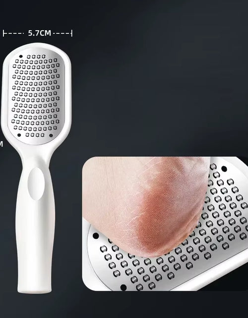 Bild in Gallery-Viewer laden, Silkystep Pro – Double-Sided Stainless Steel Foot File for Callus &amp; Dead Skin Removal
