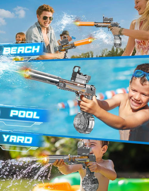 Bild in Gallery-Viewer laden, Aquablaze™ Electric Water Blaster – LED Power Squirt Gun for Epic Summer Battles
