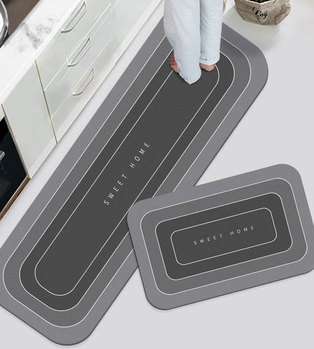 AquaStep™ Rutschfeste Bodenmatte – Ultra-Saugfähig & Schimmelresistent